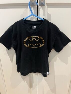 Gap 3t Batman Logo Black Tee - Yellow Logo